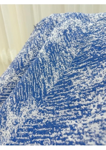 Lüks Pamuklu Koltuk-Çekyat Örtüsü 170X220 Alaca Saks Mavi Çift Taraflı Terletmez Kaymaz modelleri