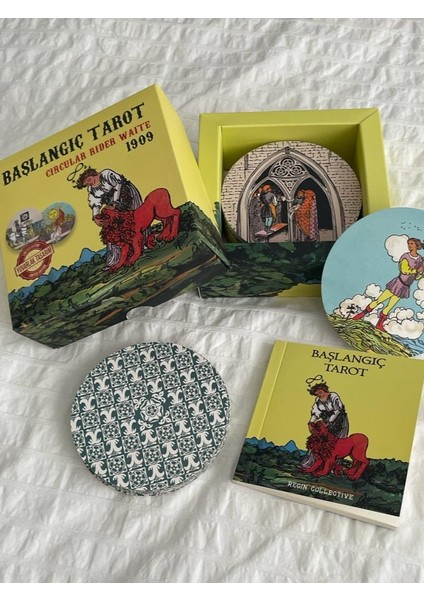 Başlangıç Tarot ve Circular Rider Waite Tarot Kartları I Yuvarlak Tarot Kartları