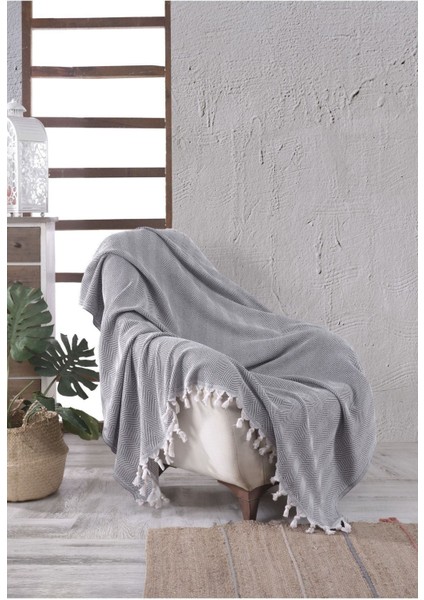 Natural Berjer Koltuk Örtüsü Tekli Koltuk Antrasit 160X160 fiyatları