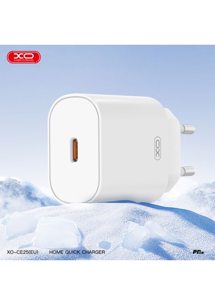 Hızlı Şarj Adaptörü CE25|LIGHTNING KABLO|25W Max Power|akım Korumalı|hızlı Şarj Çip|tablet,notebook