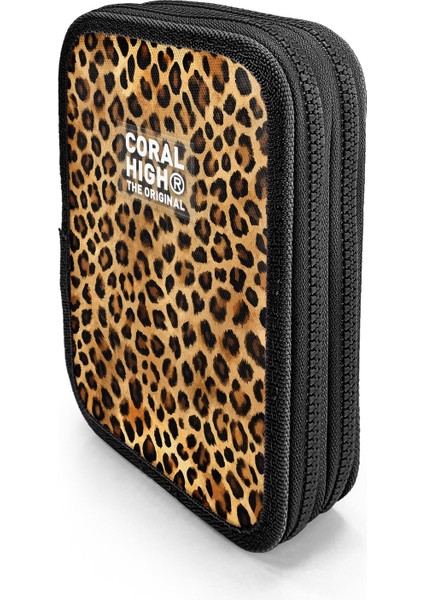 Kahverengi Leopar Desenli Çift Katlı Kalem Çanta 11147 fiyatları