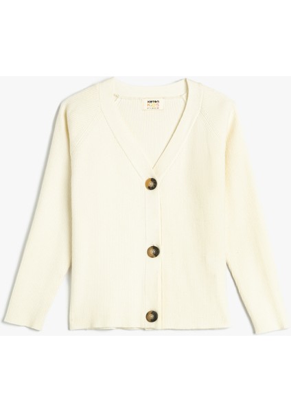 Hırka Triko V Yaka Düğmeli Kaşkorse modelleri