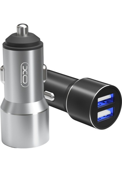 CC30 Araç Şarj Cihazı 12W–EVRENSEL2XUSB-A Girişli Şarj Adaptörü,aşırı Akım,voltaj ve Isınma Koruması