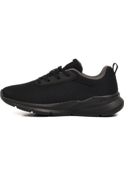 Siyah Hafif Esnek Unisex Spor Ayakkabı