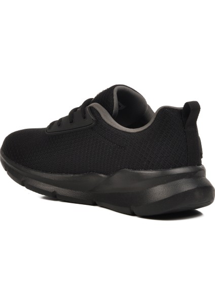 Siyah Hafif Esnek Unisex Spor Ayakkabı