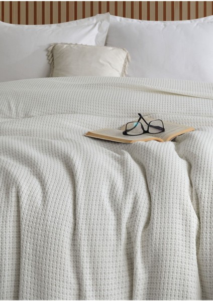 %100 Pamuk Jakarlıkırıkbeyaz Tv Örtüsü , Throw 120X170CM modelleri