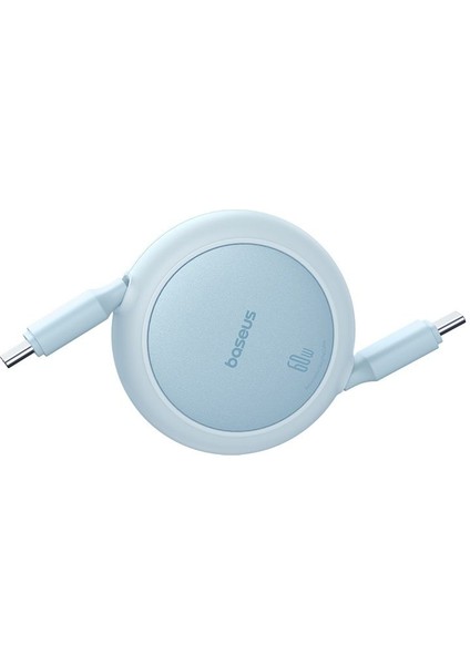 FREE2PULL Mini Charging Cable Usb-C To Usb-C 60W 1m Galaxy Blue
