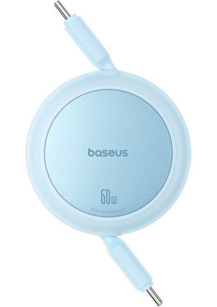 FREE2PULL Mini Charging Cable Usb-C To Usb-C 60W 1m Galaxy Blue