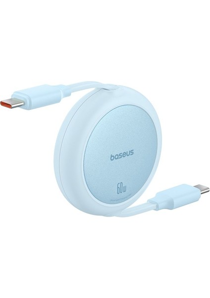 FREE2PULL Mini Charging Cable Usb-C To Usb-C 60W 1m Galaxy Blue