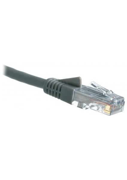 T06-00420-106 Cat6 Utp ( 1 Metre ) Lsoh Gri 4X2X24# Patch Kablo