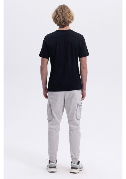 Pamuk Baskılı Regular Fit Bisiklet Yaka T Shirt Erkek T Shirt EM462