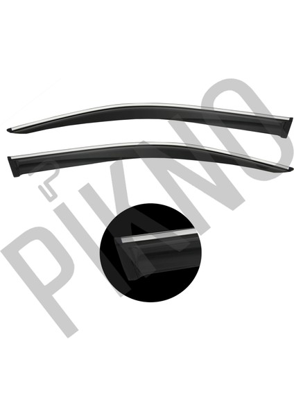 Hyundai H100 1994-2008 Arası Kromlu Cam Rüzgarlığı 2'li A+ Plus fiyatları