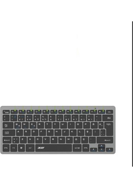 OKR220 Siyah Multidevice Dual Mode 2.4ghz Bluetooth Klavye (Smart Tv)(Android)