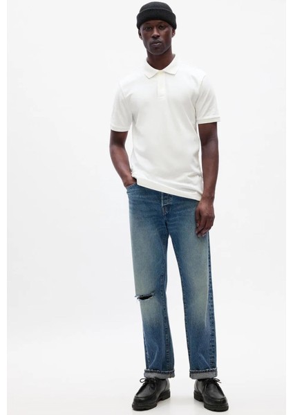 V-Stretch Pique Erkek Polo Yaka Tişört 550531004015