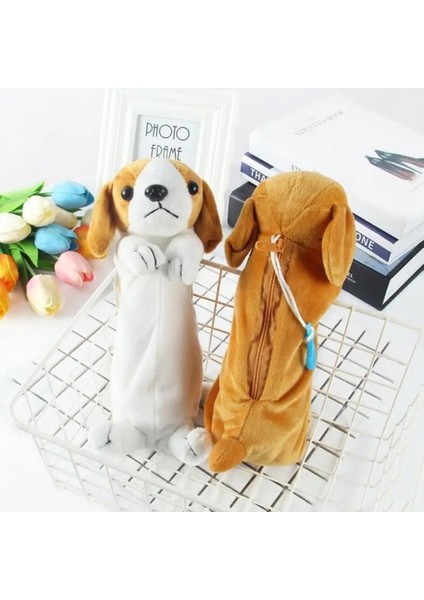 Karikatür Peluş Kalem Kutusu Kawaii Peluş Köpek Yavrusu Okul Ofis Malzemeleri Çocuklar Için Kalem Çantaları Kırtasiye Kalem Kutusu (Yurt Dışından) fırsatları