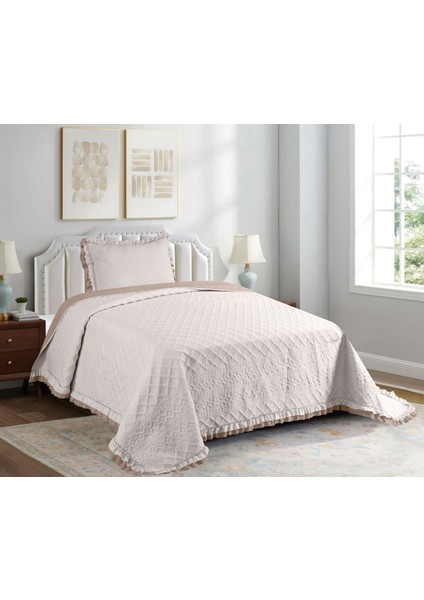 Yünteks Dainty Home Tek Kişilik Yatak Örtüsü Sara