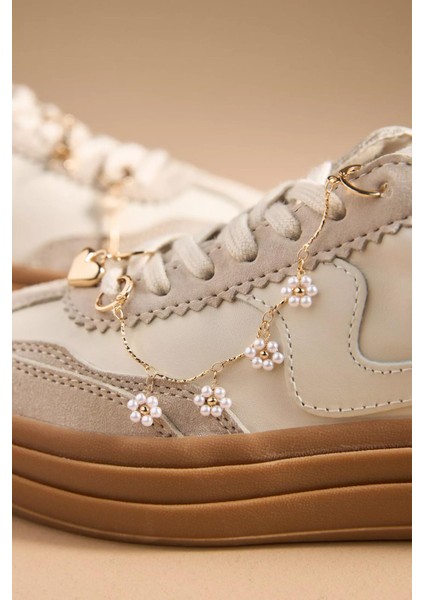 Inci Çiçek Dalı Ayakkabı Süsü Ayakkabı Charm