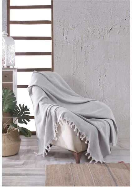 Natural Berjer Koltuk Örtüsü Tekli Koltuk Gri 160X160 fiyatları