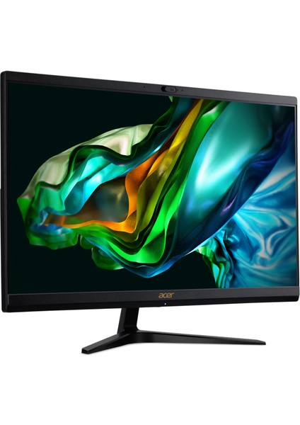 C24-1800 Intel Core I5-1335U 64 GB Ram 1 Tb SSD SSD Intel Iris Graphics WIN11 Pro 23.8 Fhd Kablolu Klavye+Mouse Siyah DQ.BKMEM.005-641W All In One Bilgisayar