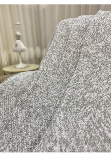 Kol Kapatan lüks Pamuklu Koltuk-Çekyat Örtüsü Gri 170X350 Çift Taraflı Terletmez fiyatları