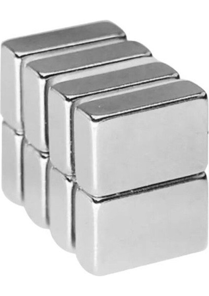 2 Adet Neodyum Mıknatıs Dikdörtgen, 15 x 10 x 5 Mm, Güçlü Magnet