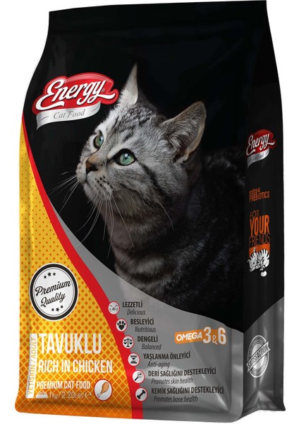 Tavuklu Yetişkin Kedi Maması 1 kg