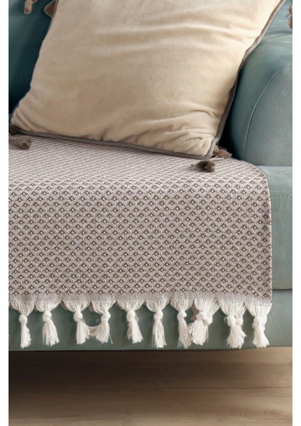 Yıldız Oturma Yerini Kapatan Koltuk Örtüsü Koyukahve 115X200 fiyatları