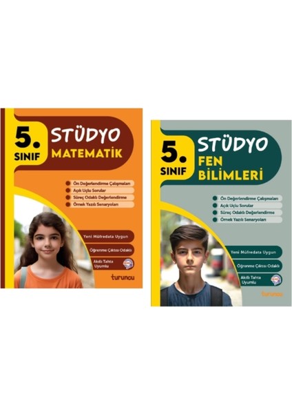 Tudem Yayınları 5.sınıf Stüdyo Matematik - Fen Bilimleri 2'li Set