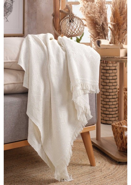 Çok Amaçlı Koltuk Örtüsü 170 x 200 cm Ekru fiyatları