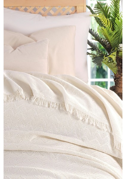 Çok Amaçlı Koltuk Örtüsü 170 x 200 cm Ekru modelleri