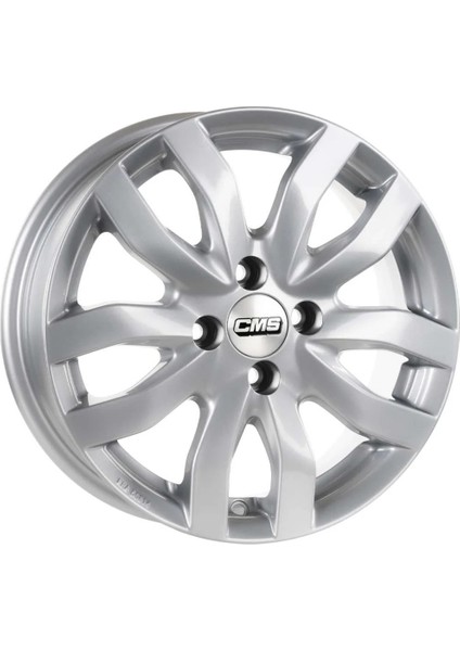 -985-04 6.0X15" -5X100 ET38 57.1 Racing Silver Jant (4 Adet)