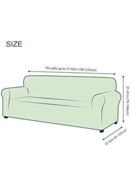 Jakarlı Koltuk Örtüsü Takımı 3+3+1+1 Krem modelleri