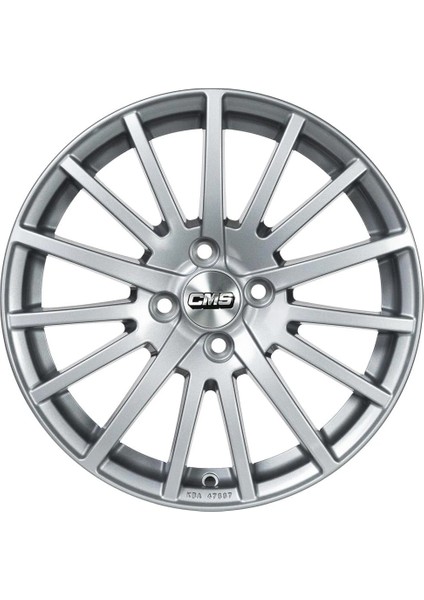 -466-06 6.5X16" -4X108 ET25 67.2 Racing Silver Jant (4 Adet)