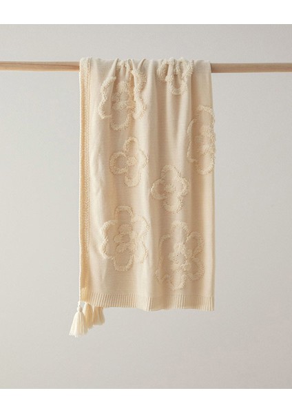 Luxwrap Triko Koltuk Şalı Açık Taş