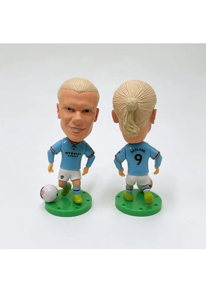 Futbol Yıldız Figürü Pvc Koleksiyon Modeli 6.5cm Mini Futbol Oyuncu Heykelcik Oyuncaklar Hediyelik Eşya Hayranları Için (Erling Haaland) fiyatları