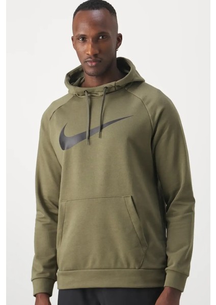 Dri-Fit Pullover Training Hoodie Erkek Haki Spor Sweatshrit fiyatları