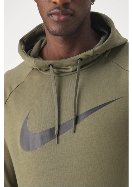 Dri-Fit Pullover Training Hoodie Erkek Haki Spor Sweatshrit modelleri