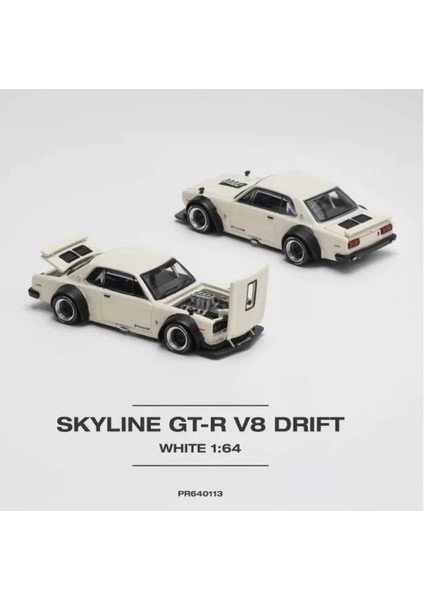 Pop Raceskylinegt-R V8 Drift (Hakosuka) PR-64-113