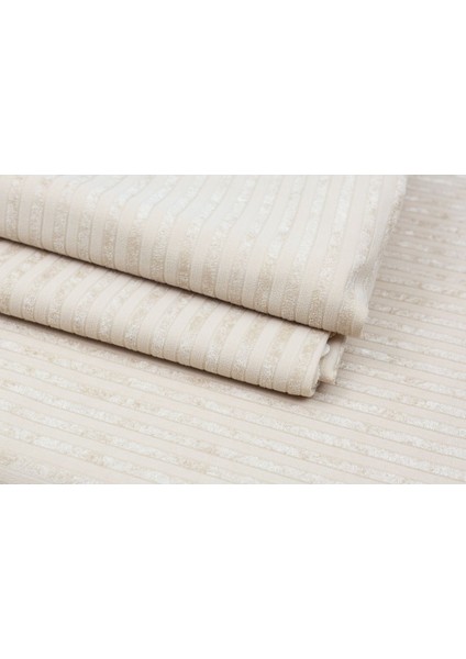 Bambu Süngerli Krem Koltuk Çekyat Kanepe Örtüsü