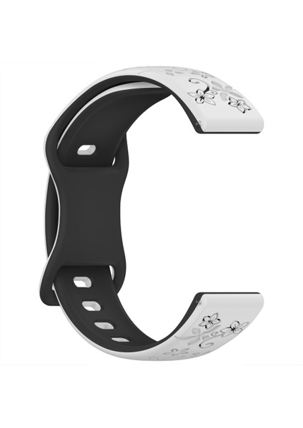 Huawei Watch Gt2 Gt3 42MM Ile Uyumlu Floraflex Çiçek Desenli Silikon Kordon fırsatları