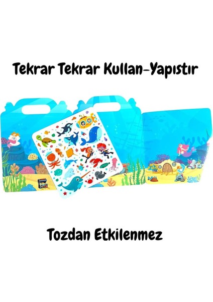 Tekrar Kullanılabilen Ilk Sticker Kitabım 4 Lü Set