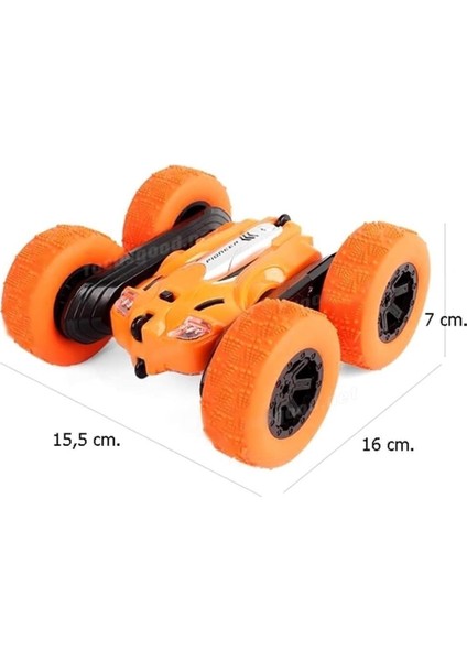 Ceco Toys Uzaktan Kumandalı Şarjlı Akrobatik Sarı Araba 3+ Yaş