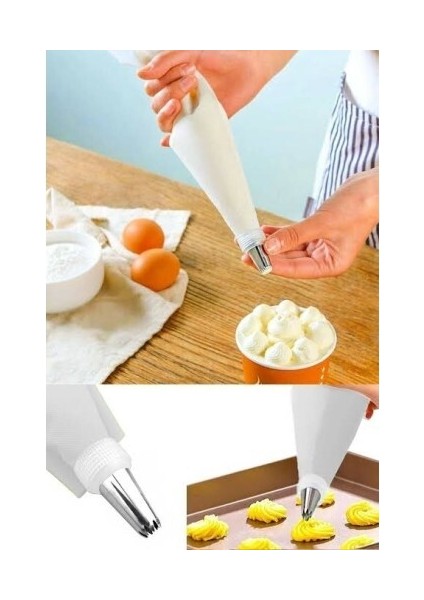 Krema Sıkma Seti 10 Parça modelleri