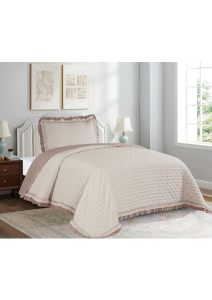 Yünteks Dainty Home Tek Kişilik Yatak Örtüsü Lara
