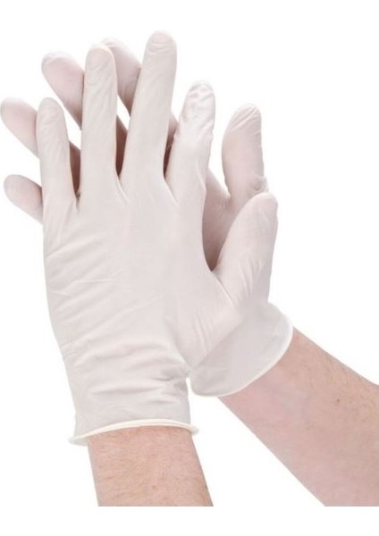 Latex Pudrasız Eldiven L