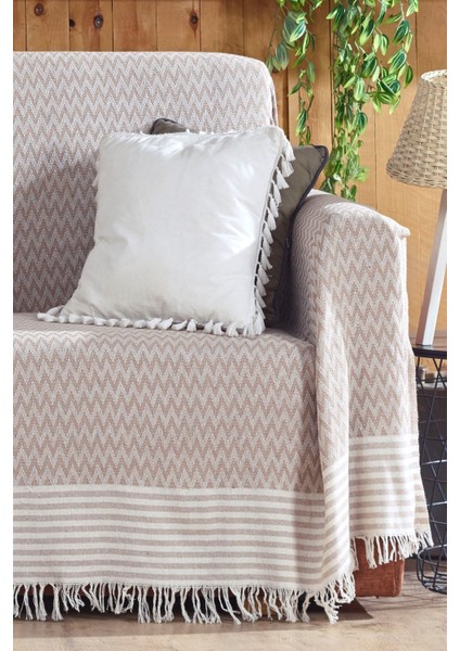 Zigzag Desenli 3m Çekyat Kollarını Örten Battal Boy Koltuk Örtüsü 170 x 300 fiyatları