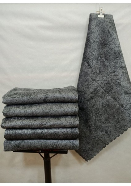 Süngerli Kaymaz Taban Koltuk Çekyat Örtüsü Antrasit Gri