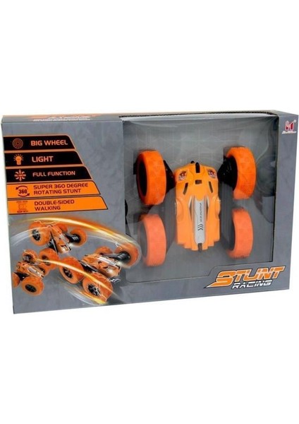 Ceco Toys Uzaktan Kumandalı Şarjlı Akrobatik Turuncu Araba 3+ Yaş