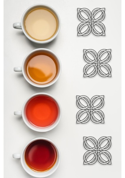 Bardak Altlığı, 3D Baskı, Dayanıklı ve Şık Tasarım, 4 Adet fiyatları