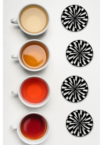 Bardak Altlığı, 3D Baskı, Dayanıklı ve Şık Tasarım, 4 Adet fiyatları